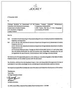 Jockey statement