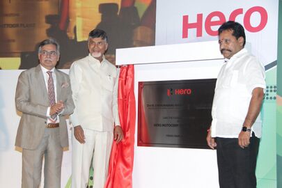 Pawan Munjal CEO of Hero MotorCorp with CBN